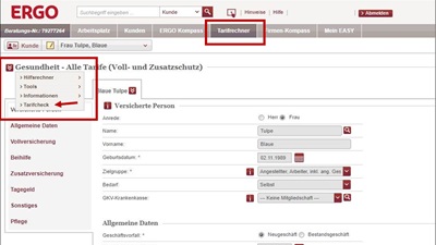 Tarifcheck Einstieg Marktplattform